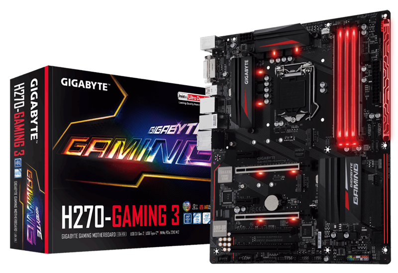 MAINBOARD GIGABYTE GA-H270-Gaming 3 (rev. 1.0) SOCKET 1151 _15817S